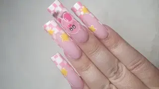 HOW TO: KIRBY NAIL DESIGN SET TUTORIAL | FRENCH DESIGN