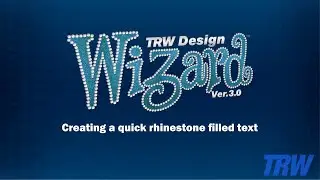 Creating a Rhinestone Filled Text