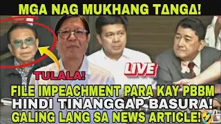 IMPEACHMENT LABAN KAY PBBM GALING LANG SA NEWS ARTICLE?!