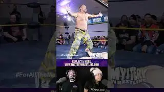 This is why fans boo referees 🤬 sorry Scotty 2 Hotty 😔 #ForAllTheMarbles #MysteryWrestling