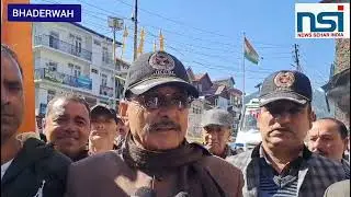 Ex Servicemen League Doda held a strong  protest  in Bhaderwah