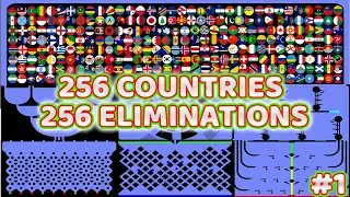 256 Countries - 255 Round Eliminations | Marble Race Tournament | Part 1/3