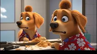 Mango the Dog Gets the WORST Haircut! 😂  Funny Animated Short Film