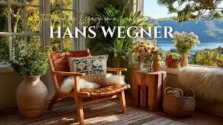 Hans Wegner&rsquo;s Rustic Nordic Legacy in a Lakeside Summer House with Raw Wood Textures