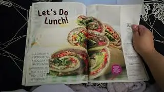 ASMR  Magazine Page Turning Whisper Using these recipes /ideas for #asmrcooking 🍓🍊🍕🍧