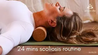 25 mins - Posture Routine for Scoliosis | Posture Ellie