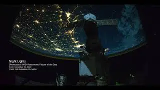 Night lights from space revealed Earth's glowing cities and human presence #NASA #Space #Astronomy