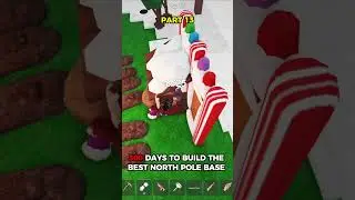 INSANE North Pole Base Build in 99 Nights in the Forest #99nights #roblox
