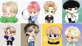 Sweet & Soft Jimin cute cartoon collection💝 