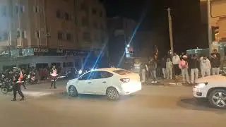 فرحة عارمة بعد فوز المغرب على نيجيريا 