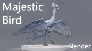 Aeria (Majestic Bird) | 3D Blender Model Showcase
