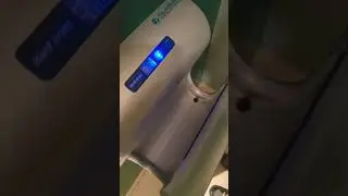 Global Industrial High Velocity Vertical Hand Dryer WB640955 at River Rock Casino Richmond