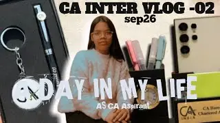 BACKLOG *completion *😲slice of life as CA aspirant #cainter sept26 #minivlog #studyroutine #ca