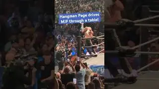 Hangman Page Puts MJF Through A Table At AEW Forbidden Door 2025
