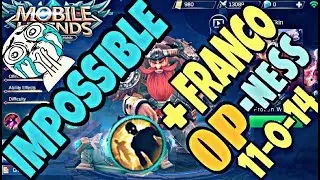 #Funny skills of FRANCO#-#MVP#Insane flicker tricks#MobileLegends