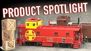 Обзор модели вагона-вагона ATSF Peaked Roof в масштабе HO.