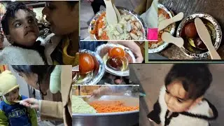 Hum gae kajar ka halwa or gulab jamun khane