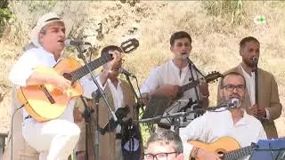 La Bajada de la Virgen del Carmen reúne a miles de personas en las Fiestas Lustrales de Vallehermoso