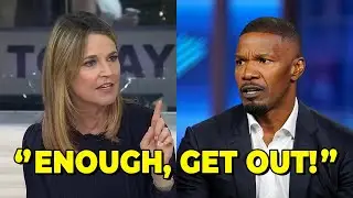 Jamie Foxx Kicked Off the Today Show After Heated Clash with Savannah Guthrie