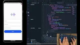 ASMR Programming - Flutter Sign Up UI coding - No Talking