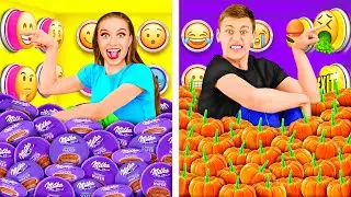 1000 Záhadných Tlačítek a Pouze Jedno Pro Východ Výzva | Úžasné Hacky a Triky KiKi Challenge