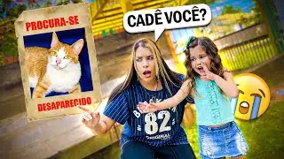 MEU GATO AMARELO DESAPARECEU E ESTAMOS MUITO PREOCUPADAS!