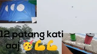 Makarsakranti per 12 patang kati||patang kese kaate || #kiteflying #viral #kite #kitecutting 