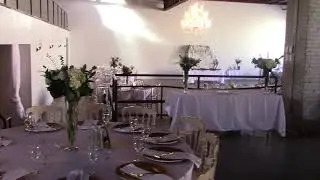 The Brick Ballroom - Reception set up for 300