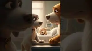 Tears, Hugs, and Hope&hellip; The Puppy Saved His Sibling ❤️🐾 #aivideo #trending #babyshorts #viral