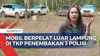 Mobil Berpelat Luar Lampung di TKP Penembakan 3 Polisi Mulai Rusak, Milik Siapa?