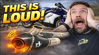 Titanium Arrow Exhaust on My Panigale V4&hellip; I Was NOT Ready for This