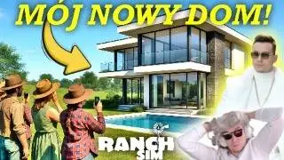 WYGONIŁA MNIE! 😭 ZBUDOWAŁEM NAJWIĘKSZĄ VILLĘ NA WSI! 😍 KAŻDY JEST W SZOKU! | Ranch Simulator
