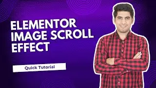 How to Create an Image Scroll Effect in Elementor WordPress
