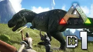 [ Ark survie fr ep 1]cool mon premier dinosaure tortue ninja
