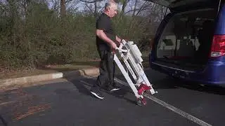 Bestcare PL350CT Car Transfer Lift Loading Into Car