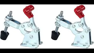 POWERTEC 20320 Vertical Quick-Release Toggle Clamp, 150 lbs Capacity, 13005, 2PK