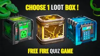 Choose your loot box | freefire quiz | top 20 freefire quiz #freefire #quiz