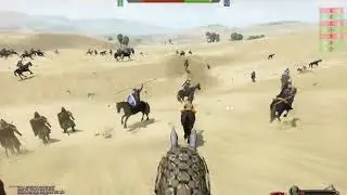 #historicalbattle #mountandblade2 400 Crusaders VS 2000 Seljuks
