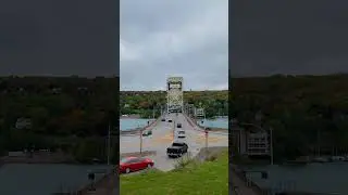 October 10, Lift Bridge Time-Lapse from Houghton, Michigan-Short