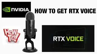 HOW TO INSTALL NVIDIA RTX VOICE ON ANY PC! | REMOVE ALL BACKGROUND NOISE!