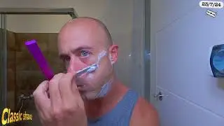 Hungary balaton #shave #asmr #sotd 23/7/24 focus slim Al, yaqi brush 24, Lea soap, #classicshave 9