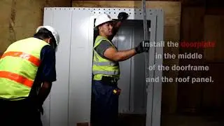 DIY modular bolt together tornado shelter safe room installation by Torshel