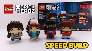 Lego Brickheadz - Stranger Things: Mike, Dustin, Lucas and Will - Speed Build - Set 40801