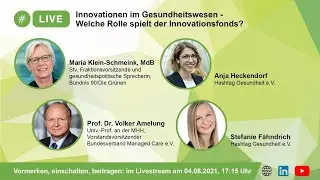 Innovationen im Gesundheitswesen - Welche Rolle spielt der Innovationsfonds?