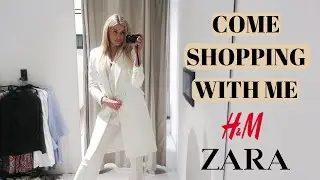 COME SHOPPING WITH ME to H&M & ZARA in New York | Louise Cooney