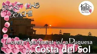 **SOLD**FRONT LINE BEACH apartment for sale, 3 bedrooms, in the marina of La Duquesa, COSTA DEL SOL