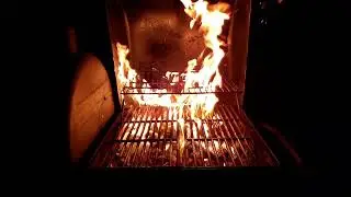 Fire Burning (Slow Motion.)