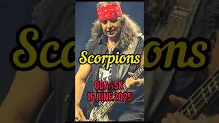 Scorpions Concert, Paweł Mąciwoda, Bass Guitar Solo    Gdańsk 16 June 2025 #scorpions