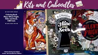 Coloring Book Flips: Silent Fright, Hide and Seek, CBN Cats