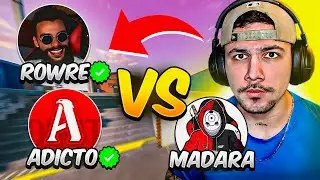 Me ENFRENTÓ a ROWRE y ADICTO ☠️ Junto a MADARA por 50mil De ORO... FINAL CARDÍACO